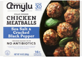 Amylu Sea Salt & Cracked Black Pepper Chicken Meatballs, 10 oz