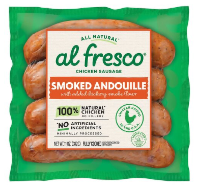 Al Fresco Smoked Andouille Chicken Sausage, 11 oz
