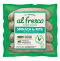 Al Fresco Spinach & Feta Chicken Sausage, 11 oz