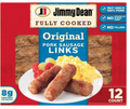 Jimmy Dean® Fully Cooked Original Pork Breakfast Sausage Links, 12 Count