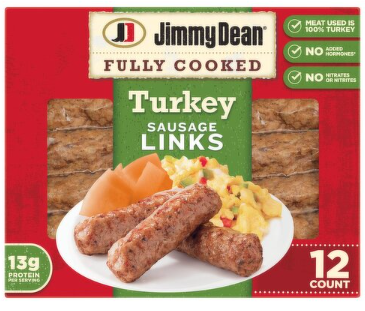 Jimmy Dean® Fully Cooked Breakfast Turkey Sausage Links, 12 Count