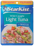 StarKist Wild Caught Light Tuna in Water, 2.6 oz