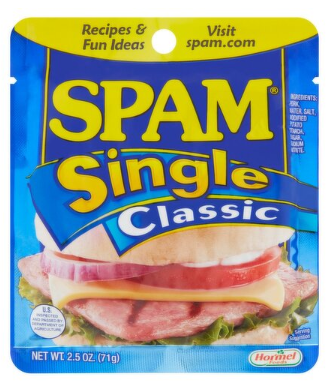 Spam Single Classic Ham, 2.5 oz