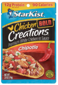 StarKist Chicken Creations Bold Chipotle Premium White Chicken in Sauce, 2.6 oz