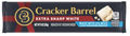 Cracker Barrel Extra Sharp White Reduced Fat Cheddar Cheese, 8 oz