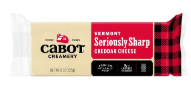 Cabot Creamery Vermont Seriously Sharp Cheddar Cheese, 8 oz
