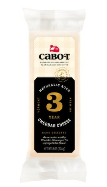 Cabot Vermont Premium Hand Selected Cheddar Cheese, 8 oz