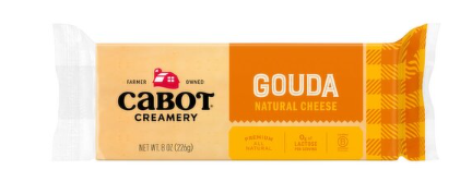 Cabot Creamery Gouda Premium Natural Cheese, 8 oz