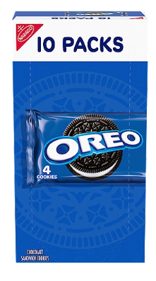 Nabisco Oreo Chocolate Sandwich Cookies, 1.59 oz, 10 count