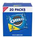 Nabisco Oreo Chocolate Sandwich Cookies, 0.78 oz, 20 count