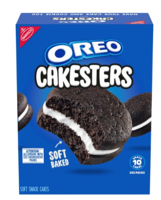 Nabisco Oreo Cakesters Soft Snack Cakes, 2.02 oz, 5 count