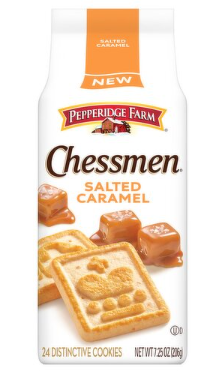 Pepperidge Farm Chessmen Salted Caramel Distinctive Cookies, 24 count, 7.25 oz