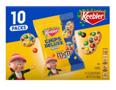 Keebler Chips Deluxe Minis Cookies, 1 oz, 10 count