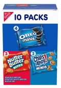 Nabisco Oreo/Nutter Butter/Chips Ahoy! Cookies, 10 oz, 10 count