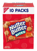 Nabisco Nutter Butter Bites Peanut Butter Sandwich Cookies, 1 oz, 10 count