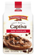 Pepperidge Farm Captiva Soft Baked Dark Chocolate Cookies, 8 count, 8.6 oz