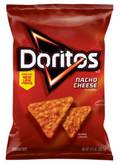 Doritos Tortilla Chips Nacho Cheese Flavored 9 1/4 Oz