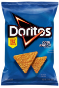 Doritos Tortilla Chips Cool Ranch Flavored 9 1/4 Oz