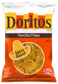 Doritos Flavored Tortilla Chips Taco Flavor 9 1/4 Oz