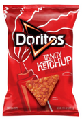 Doritos Tortilla Chips Tangy Ketchup Artificially Flavored 9 1/4 Oz
