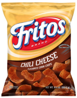 Fritos Flavored Corn Chips Chili Cheese 9 1/4 Oz