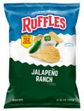 Ruffles Potato Chips Jalapeno Ranch Flavored 8 Oz