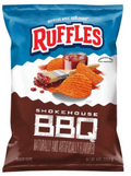 Ruffles Potato Chips Smokehouse BBQ Naturally And Artificially Flavored 8 Oz