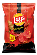 Lay's Potato Chips Flamin' Hot Flavored 7 3/4 Oz