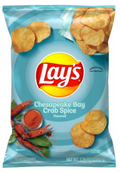 Lay's Potato Chips Chesapeake Bay Crab Spice Flavored 7 3/4 Oz
