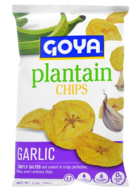 Goya Garlic Plantain Chips, 5 oz