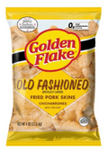 Golden Flake Old Fashioned Chicharrones Fried Pork Skins, 4 oz