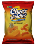 Wise Cheez Doodles Baked Puffs Hot & Honey Cheese Flavored Corn Snacks, 7 oz