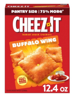 Cheez-It Buffalo Wing Baked Snack Crackers Pantry Size
