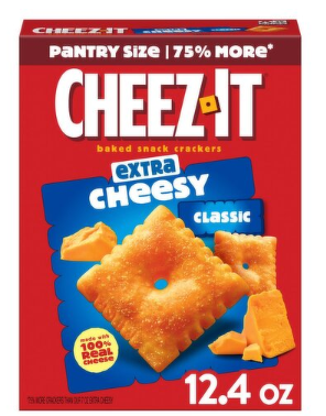 Cheez-It Extra Cheesy Classic Baked Snack Crackers Pantry Size