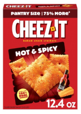 Cheez-It Hot & Spicy Baked Snack Crackers Pantry Size