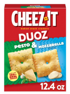 Cheez-It Duoz Pesto & Mozzarella Baked Snack Crackers