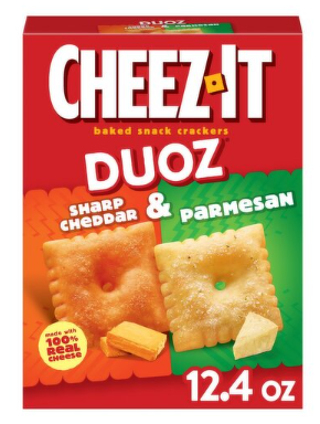 Cheez-It Duoz Sharp Cheddar & Parmesan Baked Snack Crackers