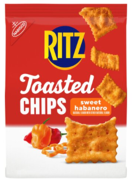 Nabisco Ritz Sweet Habanero Toasted Chips