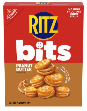 Nabisco Ritz Bits Peanut Butter Cracker Sandwiches, 8.8 oz