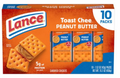 Lance Toast Chee Peanut Butter Sandwich Crackers, 1.52 oz, 10 count
