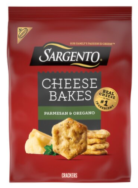 Nabisco Sargento Parmesan & Oregano Cheese Bakes Crackers, 4.5 oz