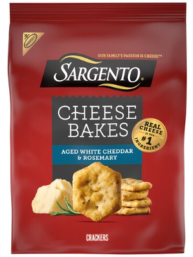 Nabisco Sargento Aged White Cheddar & Rosemary Cheese Bakes Crackers, 4.5 oz 2 for $9.00