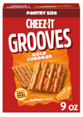 Cheez-It Grooves Bold Cheddar Crunchy Snack Crackers, 9 oz