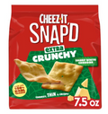 Cheez-It Snap'd Sharp White Cheddar Extra Crunchy Cheesy Baked Snacks, 7.5 oz