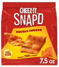 Cheez-It Snap'd Double Cheese Cheesy Baked Snacks, 7.5 oz