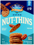 Blue Diamond Almonds Nut-Thins Rice Cracker Snacks with Pecans, 4.25 oz