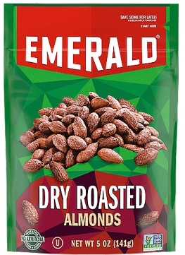 Emerald Nuts Dry Roasted Almonds, 5 Oz