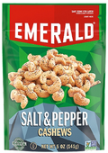 Emerald Salt & Pepper Cashews, 5 oz