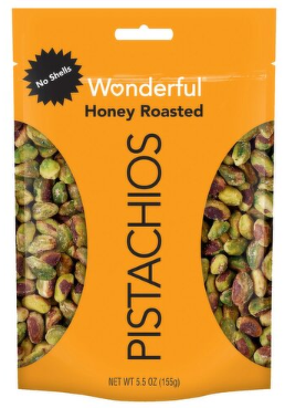 Wonderful Honey Roasted Pistachios, 5.5 oz