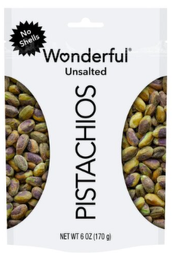 Wonderful Unsalted Pistachios, 6 oz